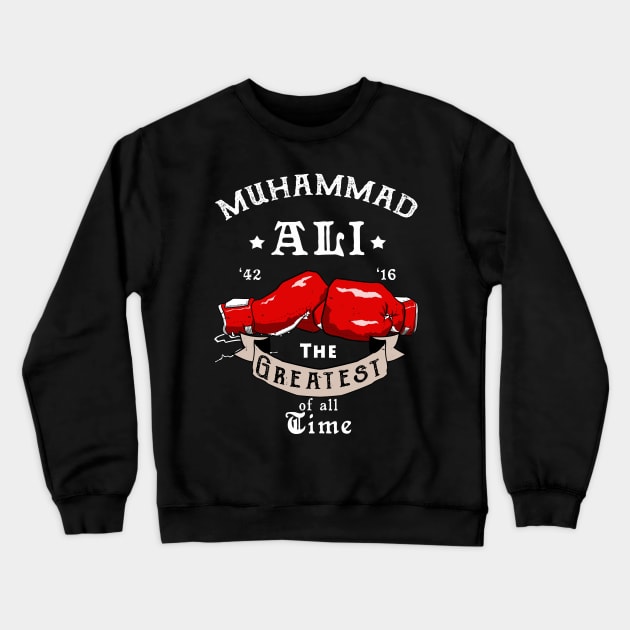 OTE Ali the greatest alt. Crewneck Sweatshirt by OwnTheElementsClothing